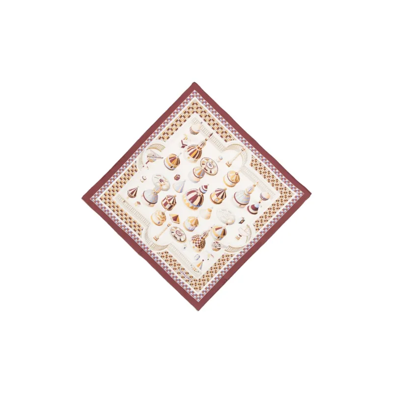 Ferragamo Nadir print Silk Scarf-1