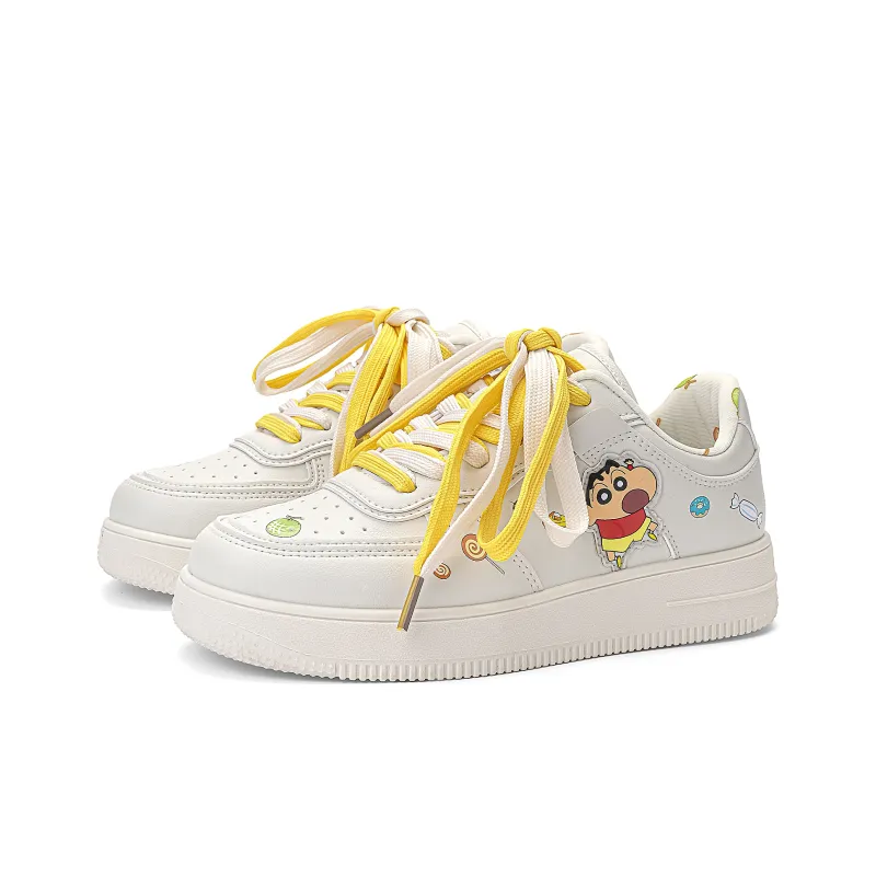 Crayon Shinchan Low Top Skateboard Shoes Unisex-22