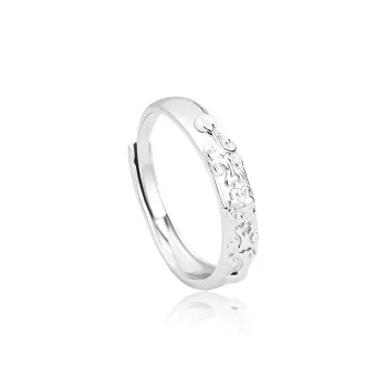 FOREVER MELODY 999 Fine Silver Rings Unisex