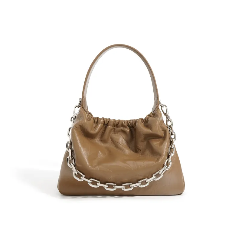 COURONNE Top Grain Cow Leather Handbag Women's Multicolor-9