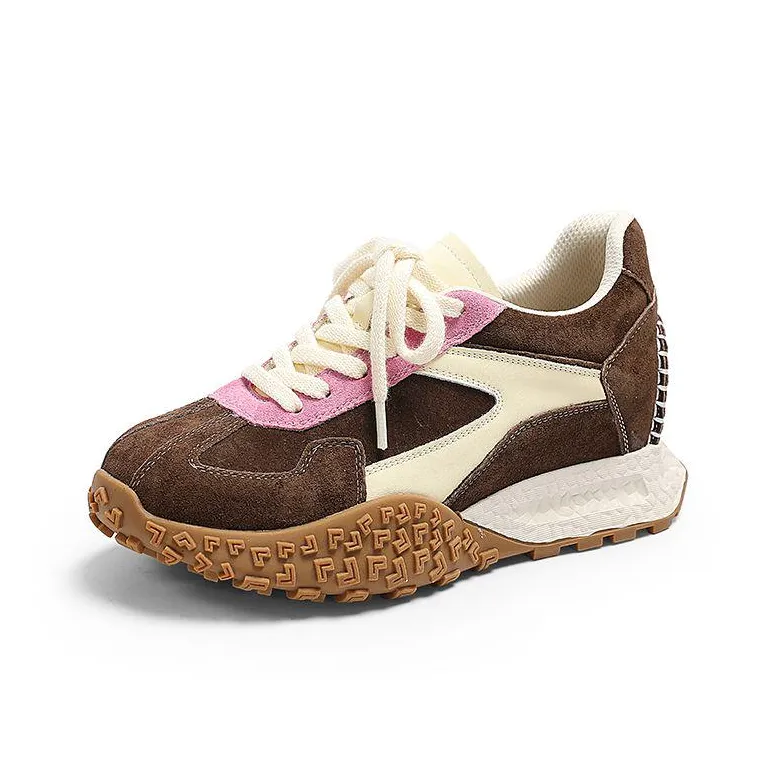 QING MISS Anti Slip And Wear Resistant Lightweight Low Top Casual Shoes Women's-0