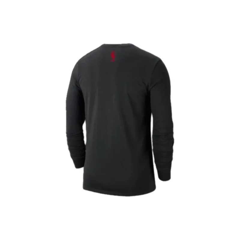 Nike Portland Trail Blazers Essential City Edition Men's Nike Nba Long Sleeve T Shirt-1