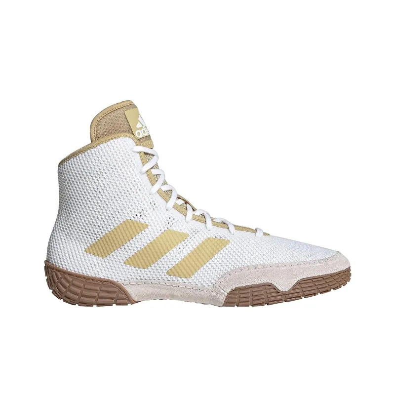 Adidas Tech Fall 2.0 Non-slip Breathable And Wear-resistant High-Top Training Shoes Men's White Yellow-1