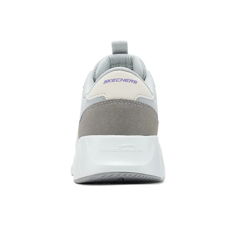 Skechers Anti-Slip Wear-Resistant Low-Top Casual Shoes Women's Gray-4