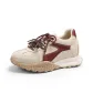 Beige & Red Hidden Wedge 7cm