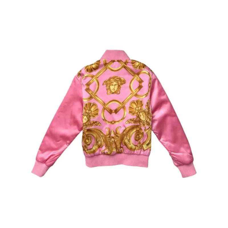 VERSACE Medusa Back Print Zip up Jacket-1