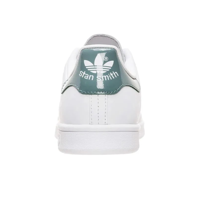 Adidas Originals STAN SMITH Anti Slip Wear Resistant Low Top Skateboard Shoes Women's White-4