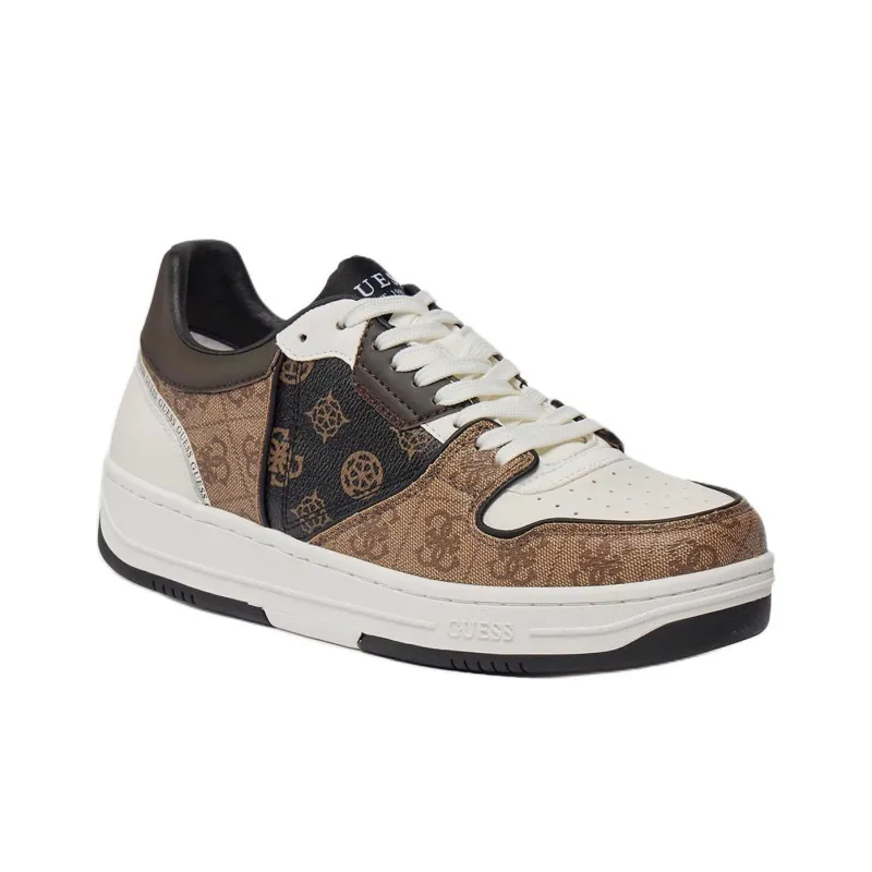 GUESS Low-Top Skateboard Shoes Men's Brown-2