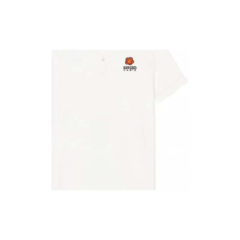 KENZO Short Sleeved Dresses Women's White-4