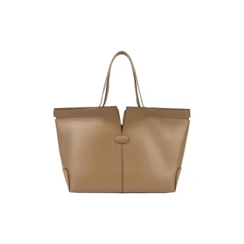 TOD'S Logo Debossed Medium Tote Bag