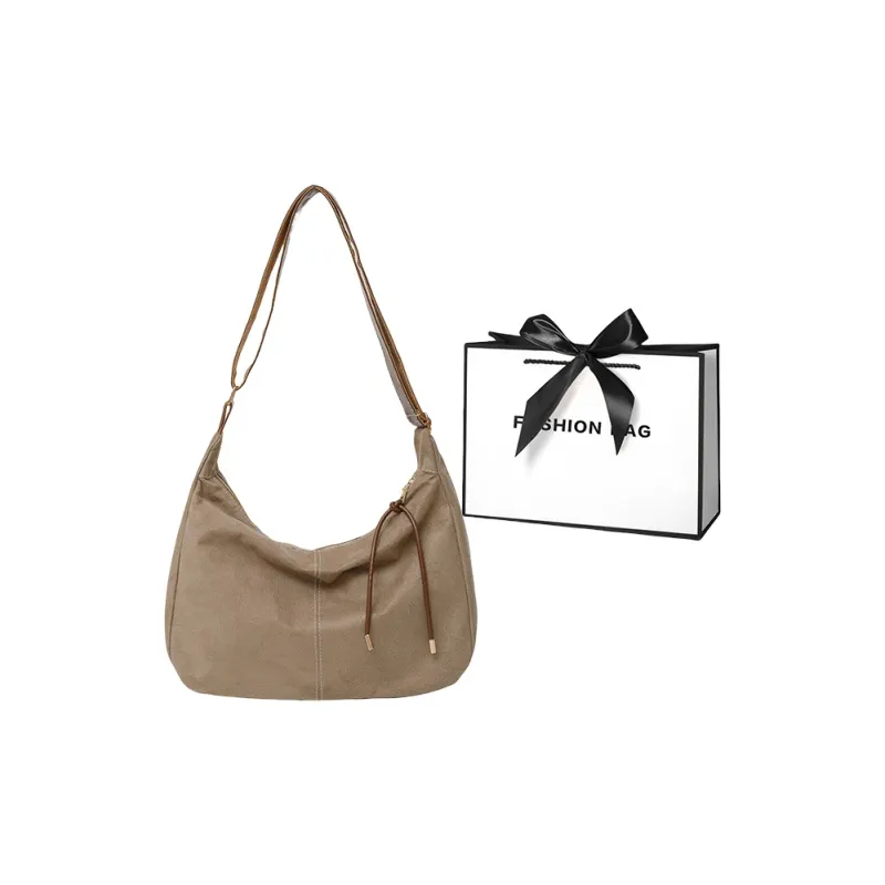 LETOO Suede Shoulder Bag Crossbody Bag Women's Multicolor-11