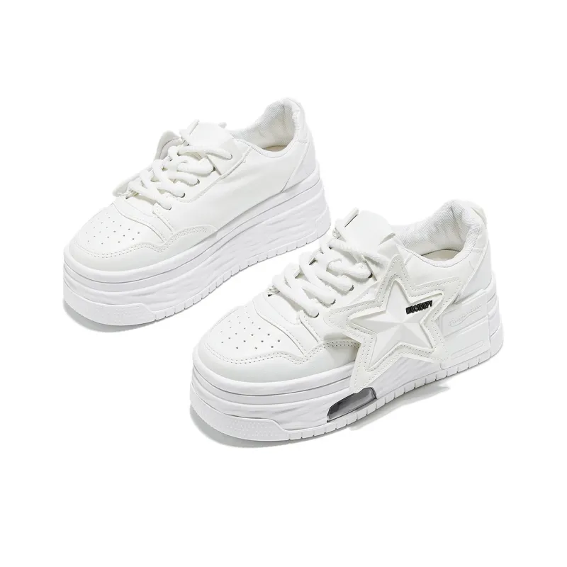 Georgina Goodman Breathable Lightweight Slip-Resistant Height Increasing Low-Top Casual Skateboard Shoes Women's-1