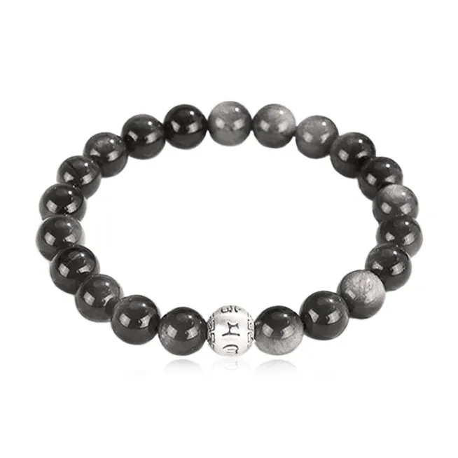D.K.X Obsidian Bracelets Unisex-3