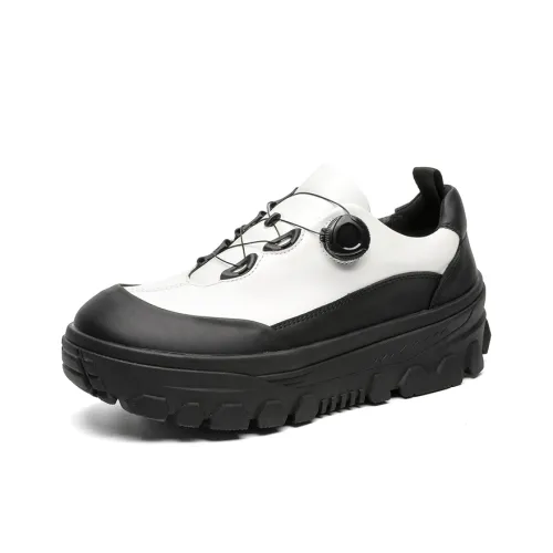 Bull Thunder Wear Resistant Height Increasing Low Top Casual Shoes Men's