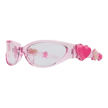 GENTLE MONSTER Gummy Goggle Sunglasses Translucent Pink MG1