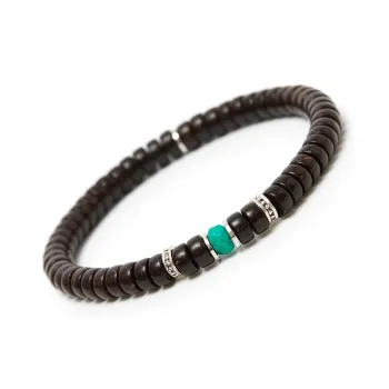 Bluish Reverie Coconut Shell Beads Bracelets Unisex