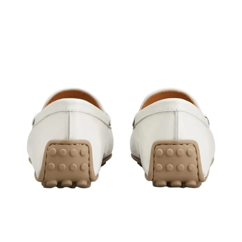 TOD'S City Beanie Shoes Women's White-3