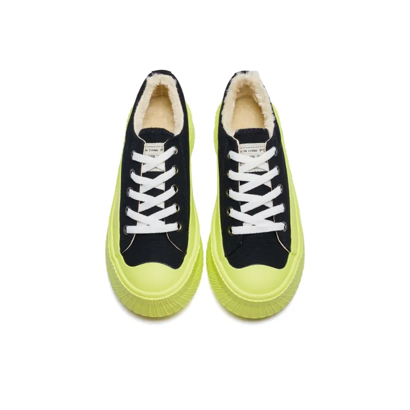 Fawn Miri Warm Anti-Slip And Wear-Resistant Low-Top Skateboard Shoes Women's-30