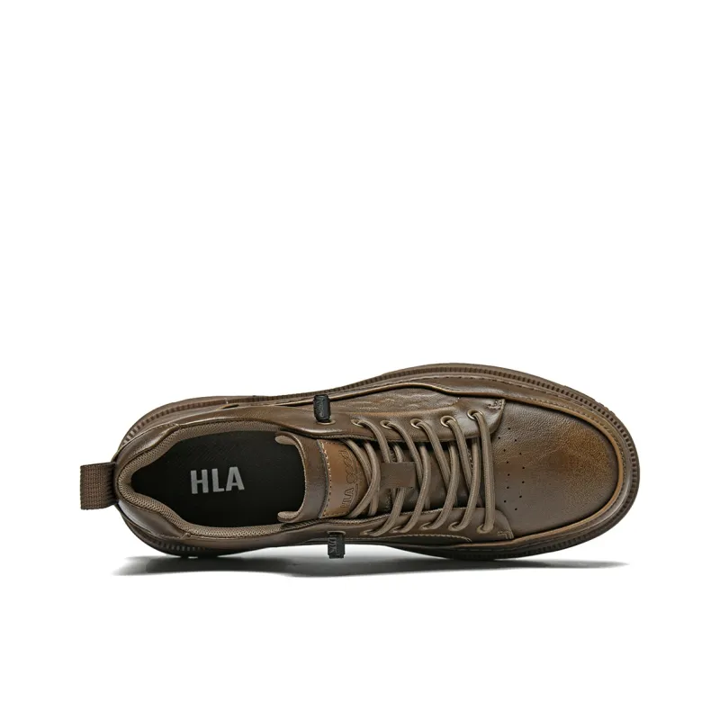 HLA Work Boots Men Low Top Black/Brown-7