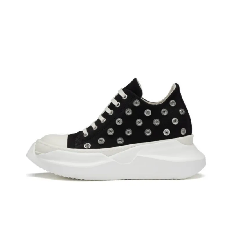 Rick Owens DRKSHDW Abstract Low Top Casual Shoes Women's Black-0