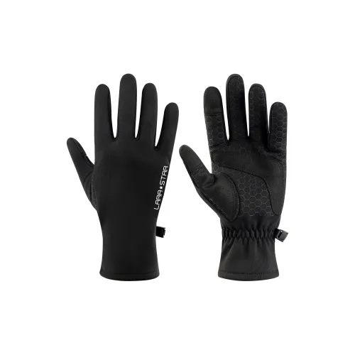 LARA STAR Cycling Gear Glove Unisex Black