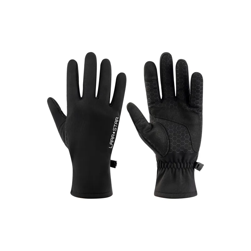 LARA STAR Cycling Gear Glove Unisex Black-0