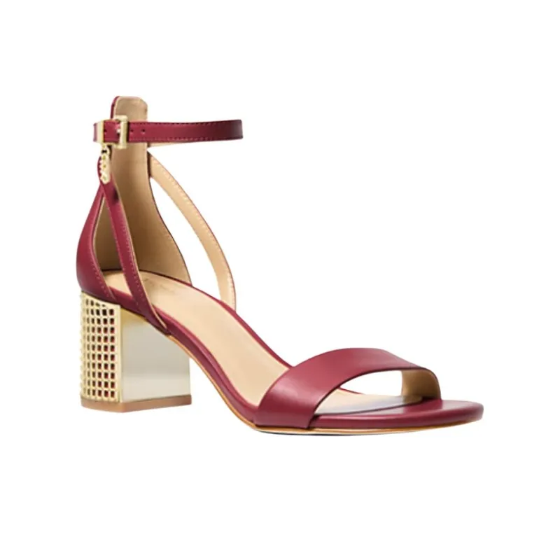 MICHAEL KORS Maxine Strap Sandals 6.5cm Women's Red-2