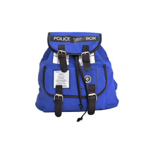 TINYAT Canvas Backpack Unisex Sierra Blue