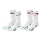 Brown Blue Stripes+Black Red Stripes Professional Basketball Socks[2 Pack]