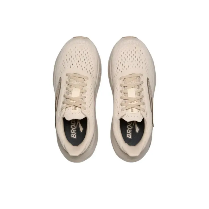Brooks Anti Slip Wear Resistant Low Top Running Shoes Women's White-3
