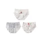 White Base Bear, Navy Blue Plaid, All-over Print Bear