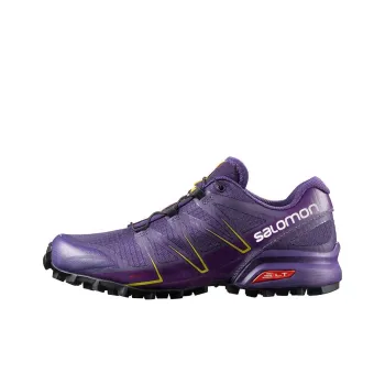 SALOMON SPEEDCROSS PRO Slip Resistant And Breathable Low Top Running Shoes Women's Purple