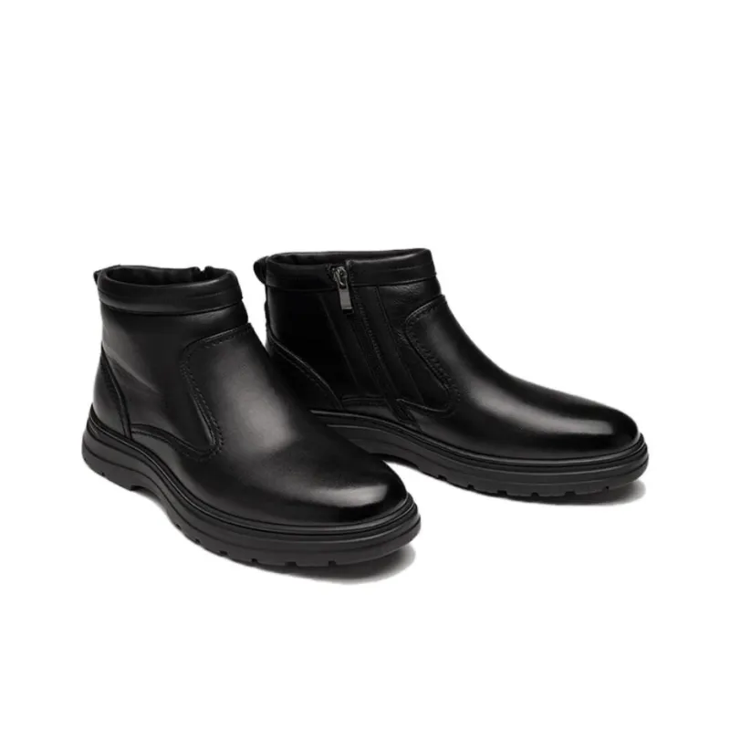 SAINT ANGELO Ankle Boots 4cm Men's Black-2