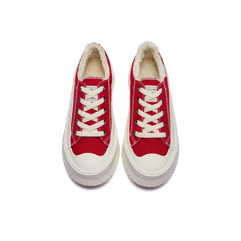 Fawn Miri Warm Anti-Slip And Wear-Resistant Low-Top Skateboard Shoes Women's-22