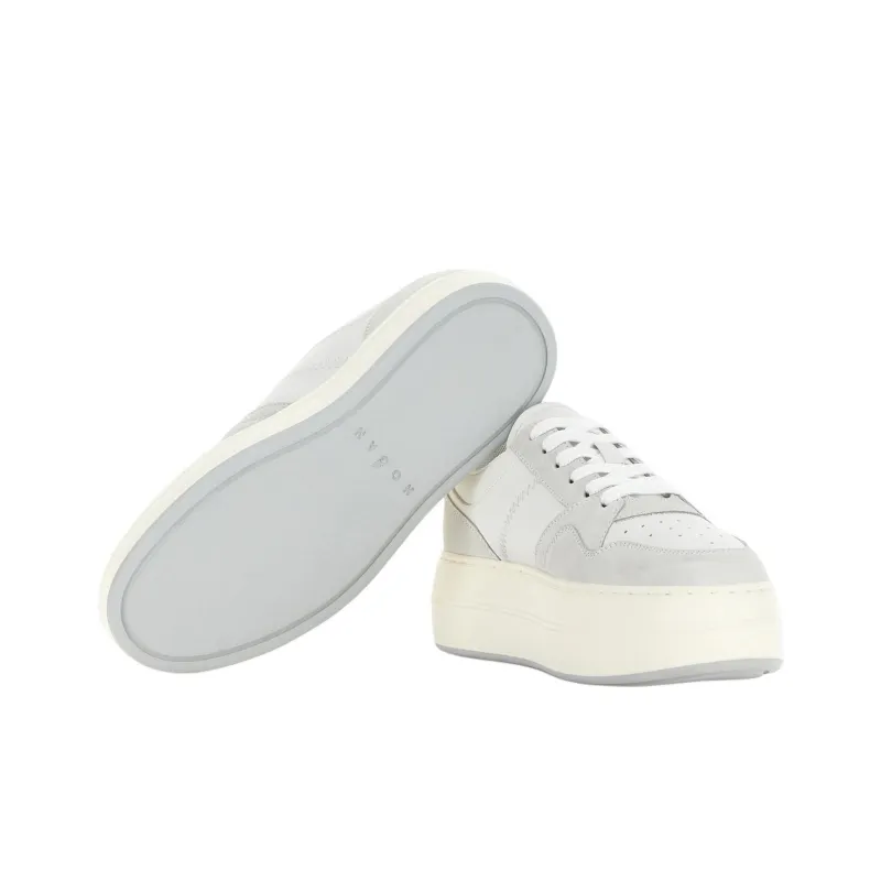 HOGAN Skyscraper Logo Printed Lace Up Sneakers Women's-5