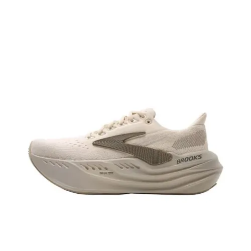 Brooks Anti Slip Wear Resistant Low Top Running Shoes Women's White