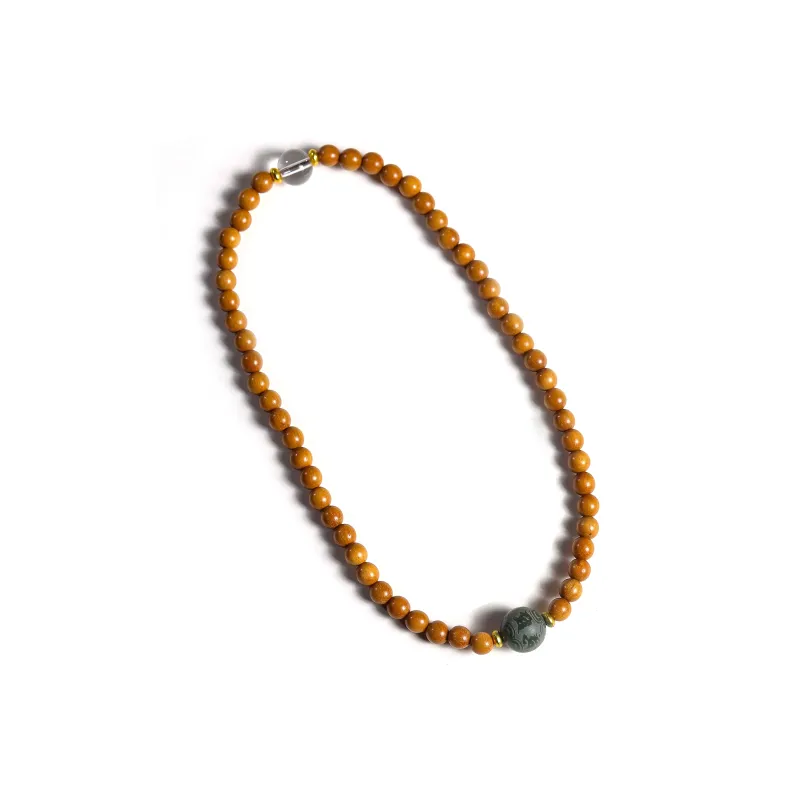 WUDE Barbie Sandalwood Wooden Bracelets Unisex-0