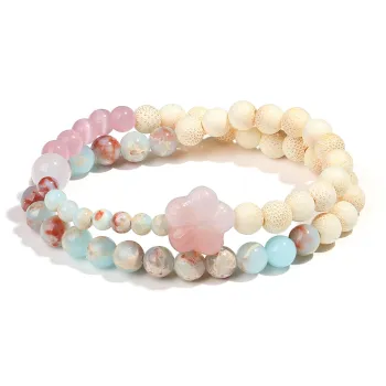 PUTUOSHANWENCHUANG Bamboo And Wood Bracelets Women's