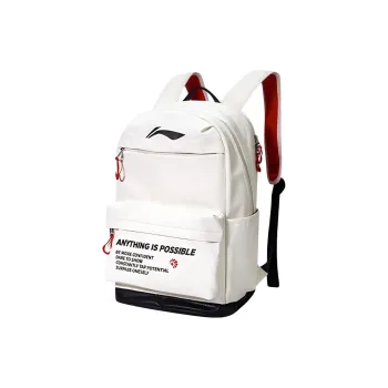 LiNing Badminton Racket Bags 2 4 Pieces Backpack White Unisex