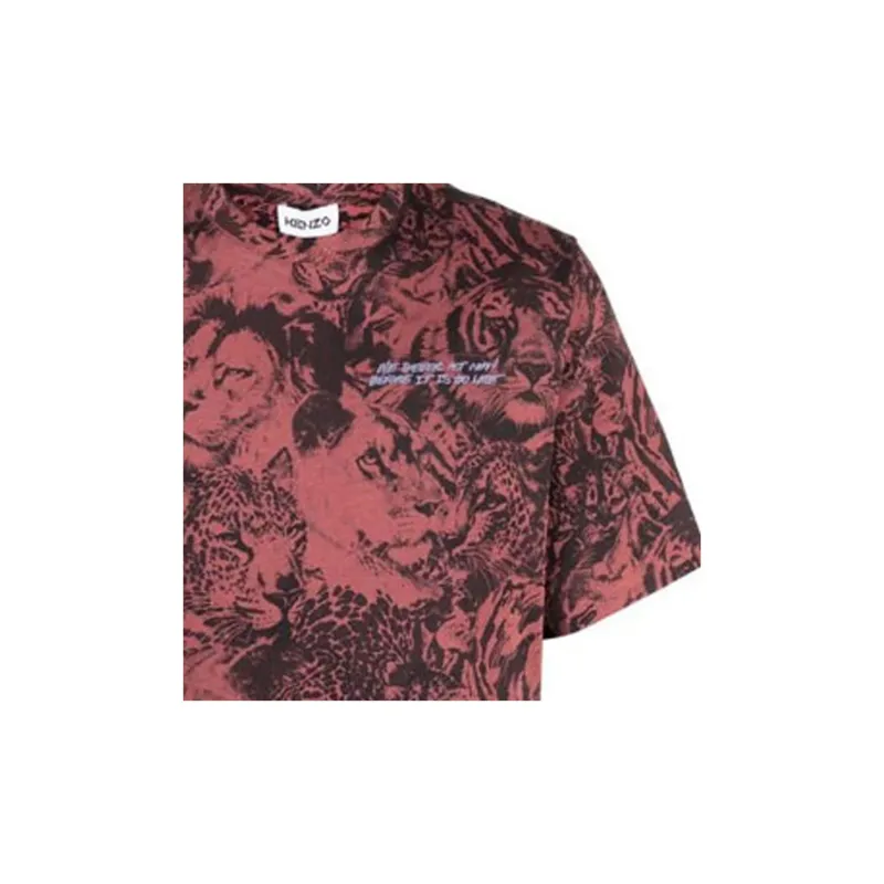 KENZO T Shirts Men Red-5