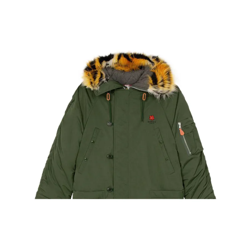 KENZO Long Winter Parka-4