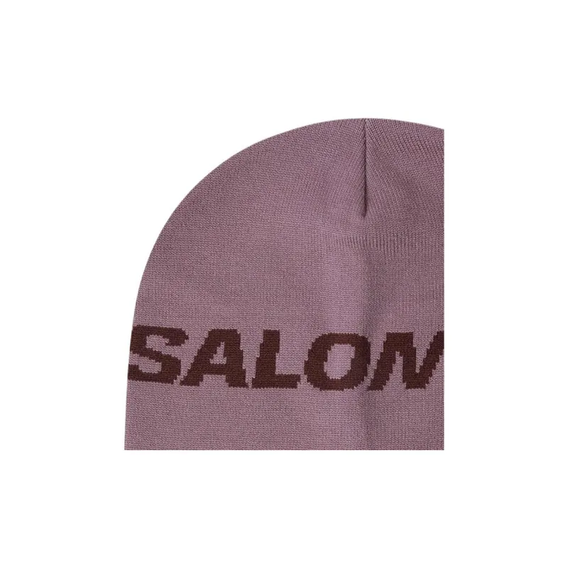 SALOMON Nylon Beanies Unisex Purple-2
