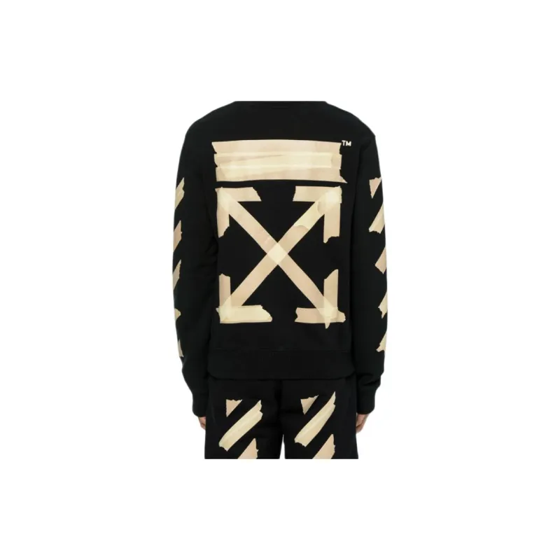 OFF WHITE Tape Diag Arrows Sweatshirt-3