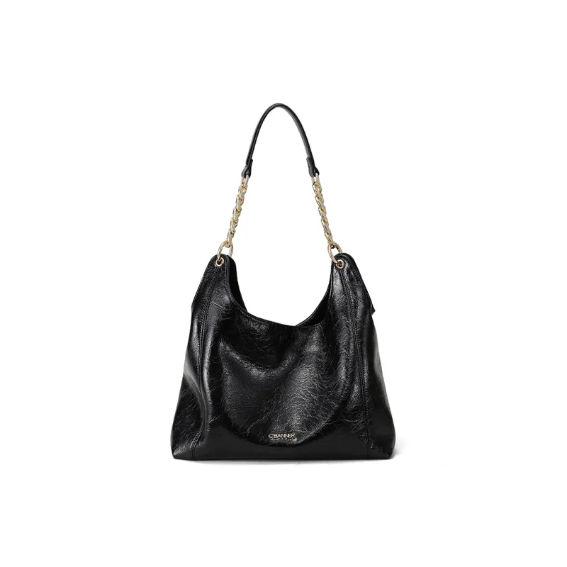 C°BANNER Synthetic Leather One Shoulder Underarm Tote Regular Women's Black-1