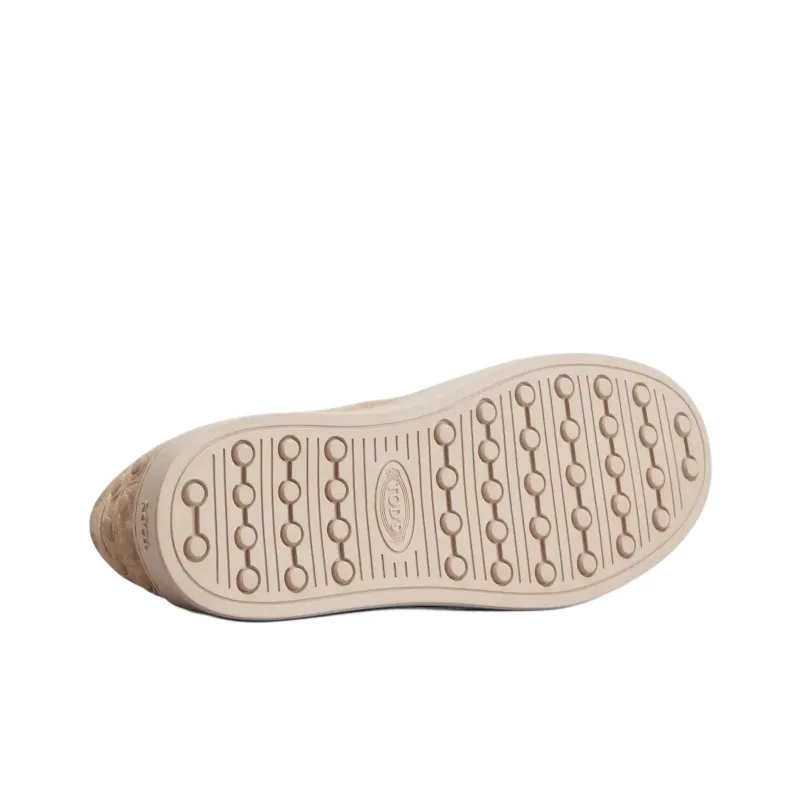TOD'S Low Top Skateboard Shoes Women's Pink-3