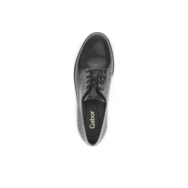Gabor Fashion Casual Single Shoes 3.5cm Women's Black-3