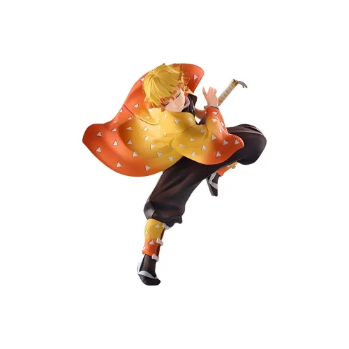 Aniple Zenitsu Agatsuma Conofig Demon Slayer  Kimetsu No Yaiba Scale Figures 12cm