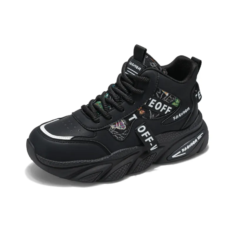 AD Anti-Slip And Wear-Resistant Height Increasing Mid-Top Chunky Sneakers Men's-10
