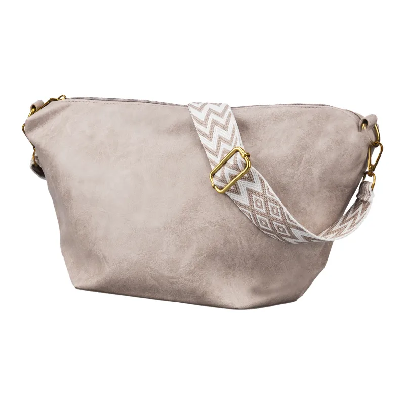 TAKI PU Crossbody Bag Shoulder Bag Regular Unisex Black/Beige/Coffee-12