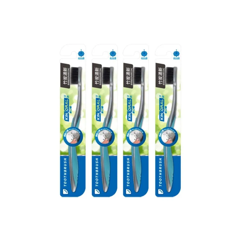 Yunnan White Medicine Bamboo Charcoal Fresh Toothbrushes Interdental Cleaning 4 Pieces/8 Pieces-3